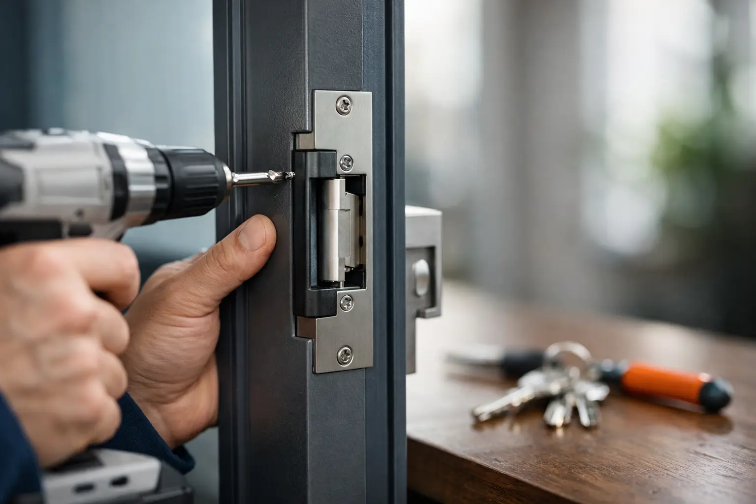 Electric Strike Lock Installation for Safer Doors
