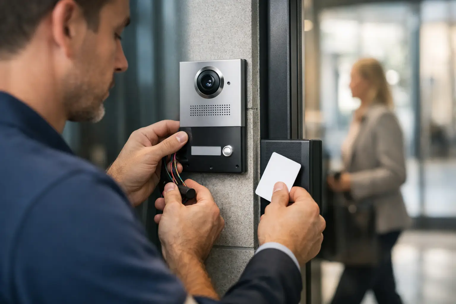 Business Buzzer System Installation for Safer Entry